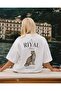 تي شيرت رياضي برقبة دائرية مطبوع عليه نقش الفهد من RIYAL PRIVATE MEMBERS ONLY