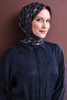 Geometric Patterned Sura Silk Scarf 9638Ds - 3