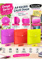 A4 Bellows Snap File |   Large Volume Pp Document Folder – Yellow Color Option Available - 2