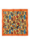 Ethnic Leaf Pattern Scarf Bandana 70X70 cm - 2