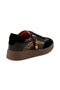 Kemal Aygün-Mammamia Women's Genuine Leather Leopard Detailed Zippered Casual Sneaker Sports Shoes - 2