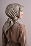 Geometric Patterned Sura Silk Scarf 9638Ds - 4