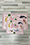 Decorative Digital Printed Set of 2 Bath Mat Non-Slip Base Toilet Set - 3