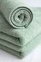 Green Natural Color 4-Piece 100% Cotton Towel Set 50X90 - 5