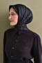 Plain Patterned Sura Silk Scarf 9642Ds - 2