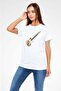 Guitarist White Unisex T-Shirt T-Shirt - 3