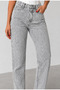 Women's Grikar High Waist Front and Back Stoned Mom Jeans Denim Trousers - 3