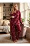 Plus Size Long Sleeve Buttoned Milan Pajama Set - 2