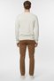 Men's White Crew Neck Thessaloniki Knit Corspan Knitwear - 4