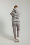 3 Thread Women's Tracksuit Set with Hooded Kangaroo Pocket, Soft Fleece Inside, Top and Bottom - 4