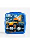 4-Compartment 2-Tier Lunch Box with Built-In Fork and Spoon - 3