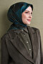 Geometric Patterned Sura Silk Scarf 9618Ds - 2