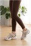 Women's Mesh Breathable Running and Walking Sneaker Thick Sole Lace-Up Comfortable Sports Shoes Casual Sneaker - 2