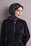Monogram Patterned 100% Sura Silk Scarf 9636Ds - 3