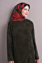 Floral Patterned Sura Silk Scarf 9603Ds