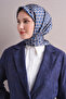 Monogram Patterned 100% Sura Silk Scarf 9636Ds - 2