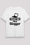 Blogger White Unisex T-Shirt T-Shirt
