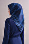 Geometric Patterned Sura Silk Scarf 9637Ds - 4