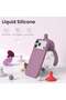 Premium Liquid Silicone Protective Case for iPhone 17 Pro Max - Slim Soft-Touch Shockproof Cover, Available in 27 Vibrant Colors (Light Maroon) - 2