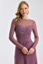 Drapeli Transparent Tulle Maxi Dress - 4