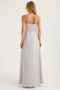 Long Sty Suspender Draped Wrap Collar Dress - 5