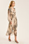 Silk Leopard Patterned Anv Dress - 2