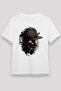 Dj Cat Printed Unisex White T-Shirt