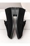 Women's Black Loafer Shoes Suede Classic Daily Stylish Comfort Casual Shoes - 3