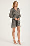 Anvelop V-Neck Belted Dress - 3