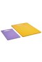 2 Pieces Cutting Board Yellow-Lilac Plastic Chopping Board 24X15X0.5 cm and 34X24X0.8 cm Cutting Board - 2