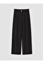 Loose Fit Women's Pleated Fabric Trousers (W6) - 5