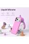 Premium Liquid Silicone Protective Case for iPhone 17 Pro Max - Slim Soft-Touch Shockproof Cover, Available in 27 Vibrant Colors (Cherry Blossom Pink) - 2