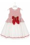 Girl's Lace Robe Detailed, Detachable Tulip Brooch, Tulip Buckle Accessory, Lined Evening Dress for 2-6 Years Old Birthday, Special Occasion - 7