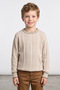 Patterned Crew Neck Boys' Knit Sweater - 2