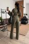 Premium Leopard Denim Jacket-Pants 2-Piece Set - 4