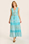 Star Flower Motif Dress