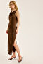 Long Satin Dress - 3