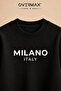 Milano Printed Children's Hoodless Sweatshirt Tracksuit Set – Ages 3-12 - 3