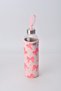 Covered Bow Patterned Glass Water Bottle 750 ml – Protected Sports School Office Detox Water Bottle with Steel Lid and Carrying Strap - 3