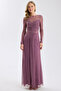 Drapeli Transparent Tulle Maxi Dress