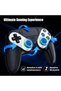 Gamrombo LED Wireless Controller for PS5, Compatible with PS5 Pro/Slim/PC, Dual Vibration, Macro/Tur - 6