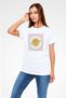 Saturn White Unisex T-Shirt T-Shirt - 3