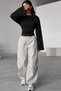 Women's Black Spanish Style Waist-Fitted Long Sleeve Stylish Blouse (4806) - 3