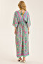 Dv Neck Dress - 5
