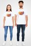 Flower White Unisex T-Shirt T-Shirt - 4