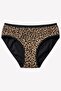Women's Leopard Patterned 2-Piece Bamboo Slip Panties Breathable Comfortable Daily Underwear - 2