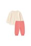 Printed Seasonal Baby Set 0-3 Years Old Ecru Pink - 3