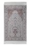 Hereke Series Sf173A Luxury Bamboo Silk Woven Prayer Mat - 2