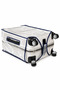 Set of 2 Transparent Pvc Suitcase Covers – Navy Blue Trim, Large and Medium Size Suitcase Protective Covers - 3