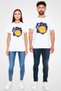 Saturn White Unisex T-Shirt T-Shirt - 4